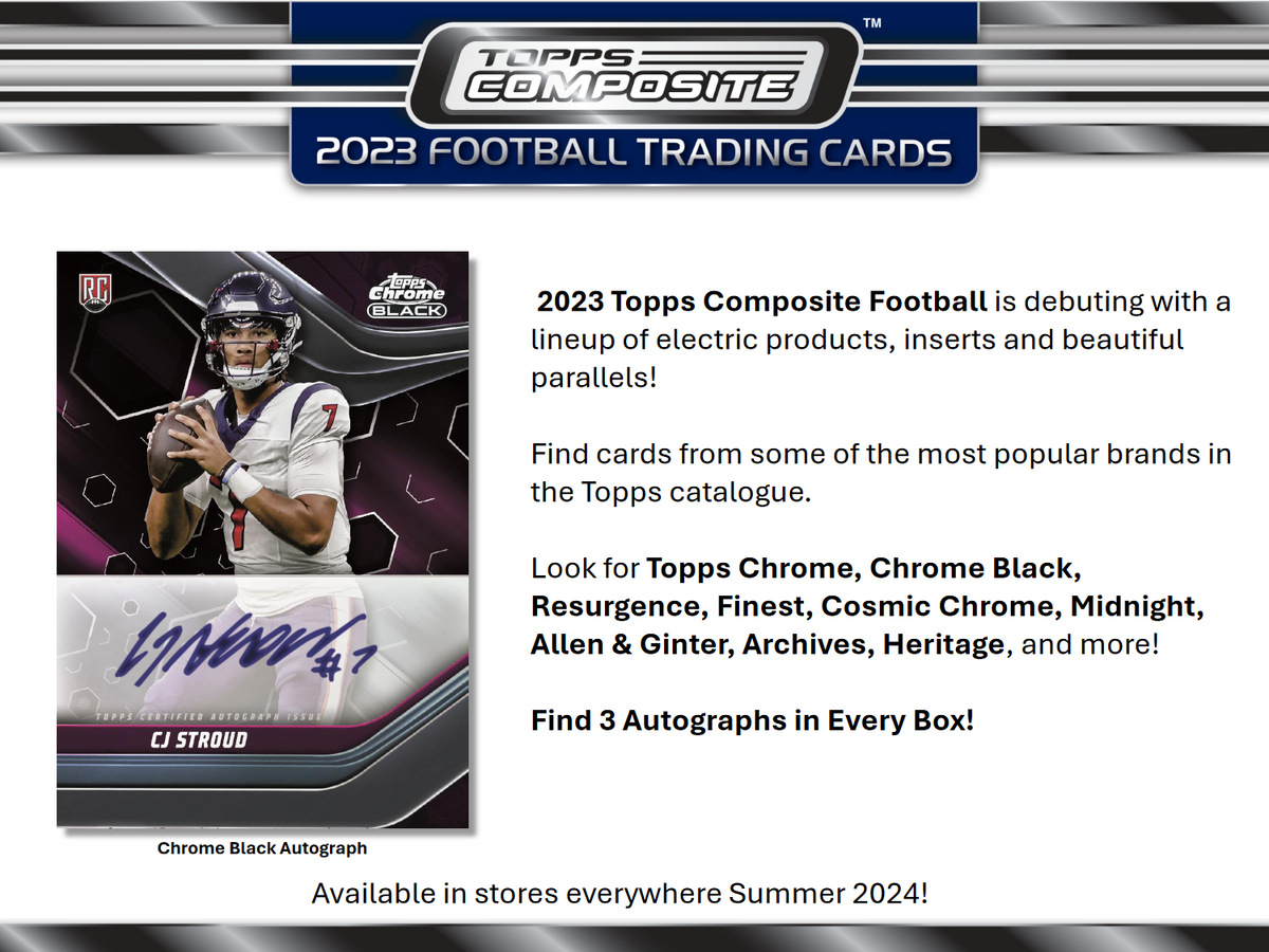 2023 Topps Composite Football Delight 10 Box Case – HobbyNaiop